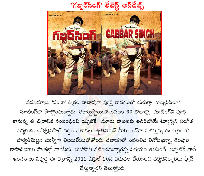 gabbar singh,pawan kalyan,gabbar singh latest updates,gabbar singh pawan kalyan,panjaa,suhasini,shruti hassan,parvathi melton,gabbar singh movie review,gabbar singh movie shooting details,gabbar singh audio launch,gabbar singh pawan  gabbar singh, pawan kalyan, gabbar singh latest updates, gabbar singh pawan kalyan, panjaa, suhasini, shruti hassan, parvathi melton, gabbar singh movie review, gabbar singh movie shooting details, gabbar singh audio launch, gabbar singh pawan